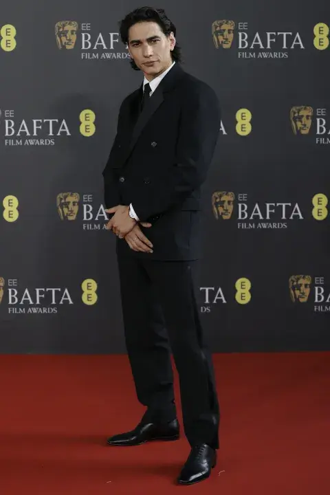 Enzo Vogrincic en la entrega de los Premios BAFTA 2024.
