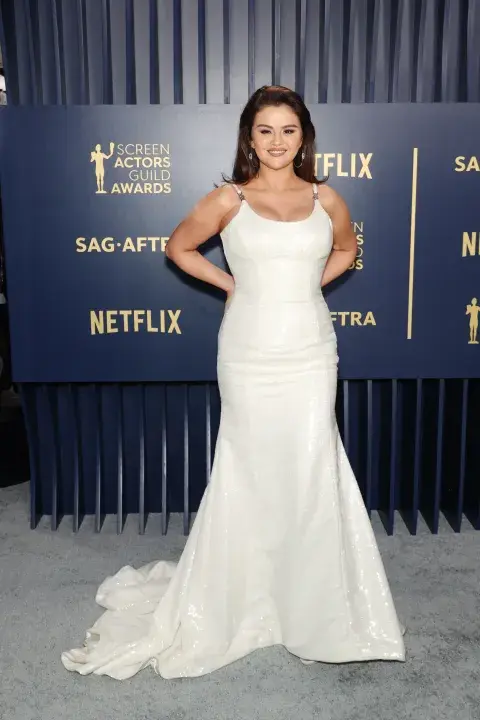 Selena Gomez en la red carpet de los SAG Awards 2024. Selena Gomez en la red carpet de los SAG Awards 2024.