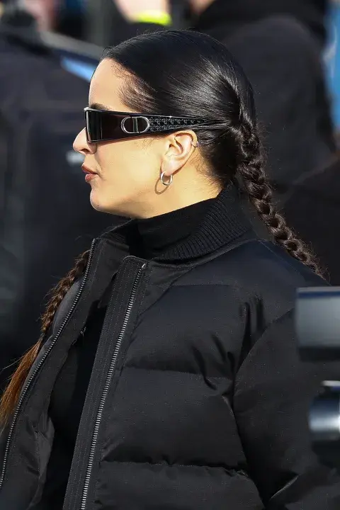 Rosalía en la Paris Fashion Week, el 27 de febrero de 2024.
