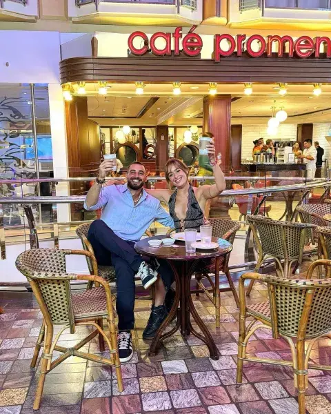 Flor Jazmín Peña y Nico Occhiato durante sus vacaciones 2024. Flor Jazmín Peña y Nico Occhiato durante sus vacaciones 2024.