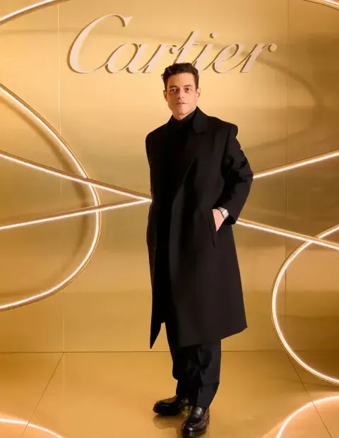 Rami Malek en la velada de Cartier por los 100 años de Trinity. Rami Malek en la velada de Cartier por los 100 años de Trinity.
