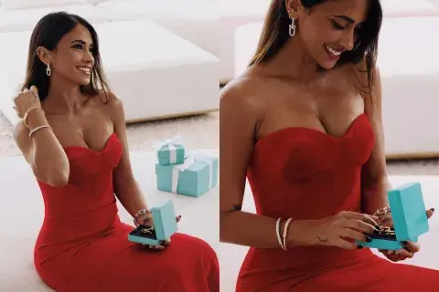 Antonela Roccuzzo vuelve a encender las redes sociales de la mano de su look elegido Antonela Roccuzzo vuelve a encender las redes sociales de la mano de su look elegido