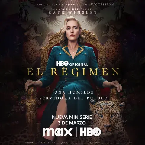 Kate Winslet en el arte de la serie The Regimen que estrena en marzo en HBO. Kate Winslet en el arte de la serie The Regimen que estrena en marzo en HBO.