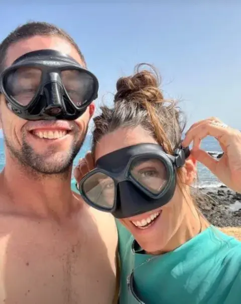 Yago Lange y Juana Viale. Yago Lange y Juana Viale.