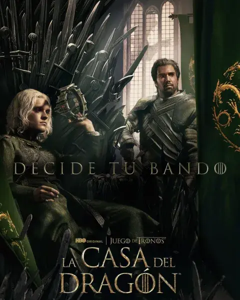 Afiche promocional de la segunda temporada de House of the Dragon.