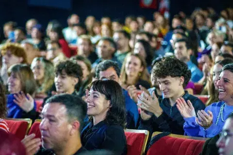 Sala repleta del BAFICI. Sala repleta del BAFICI.