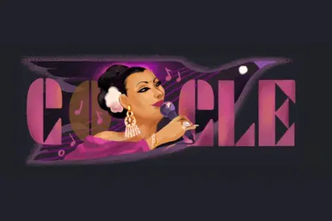El doodle de Google en homenaje a Lola Beltrán. El doodle de Google en homenaje a Lola Beltrán.