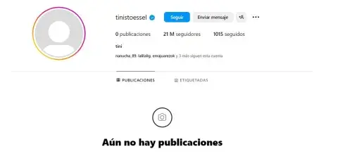 Por qué Tini Stoessel borró todos sus posteos.