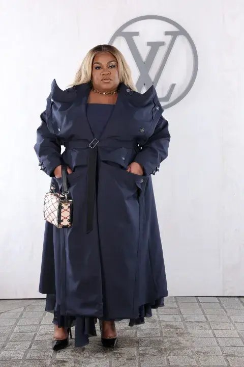 Da'Vine Joy Randolph en el desfile de Louis Vuitton en la Semana de la Moda en París. 