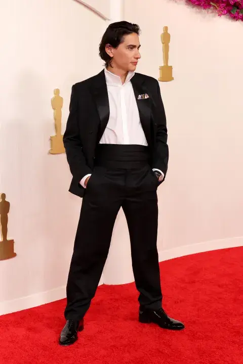 Enzo Vogrincic en la alfombra roja de los Premios Oscar 2024. Enzo Vogrincic en la alfombra roja de los Premios Oscar 2024.
