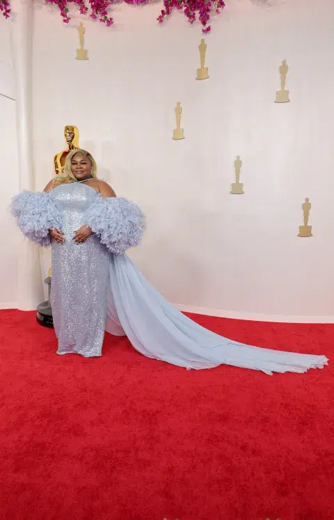 Da'Vine Joy Randolph en la alfombra roja de los Premios Oscar 2024. Da'Vine Joy Randolph en la alfombra roja de los Premios Oscar 2024.