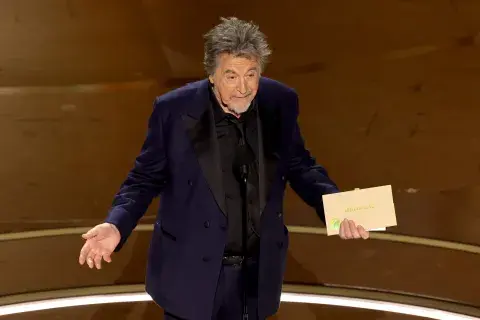 Al Pacino en la entrega de los Oscars 2024. Al Pacino en la entrega de los Oscars 2024.