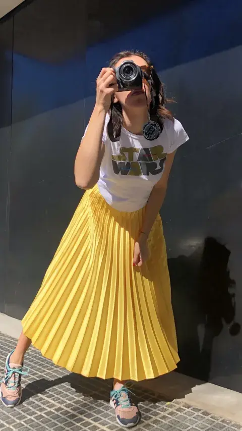 Este diseño de Berisha nos encanta, porque es plisada y en color amarillo satinado. Con zapas y remera queda espectacular. @berisha.oficial Este diseño de Berisha nos encanta, porque es plisada y en color amarillo satinado. Con zapas y remera queda espectacular. @berisha.oficial