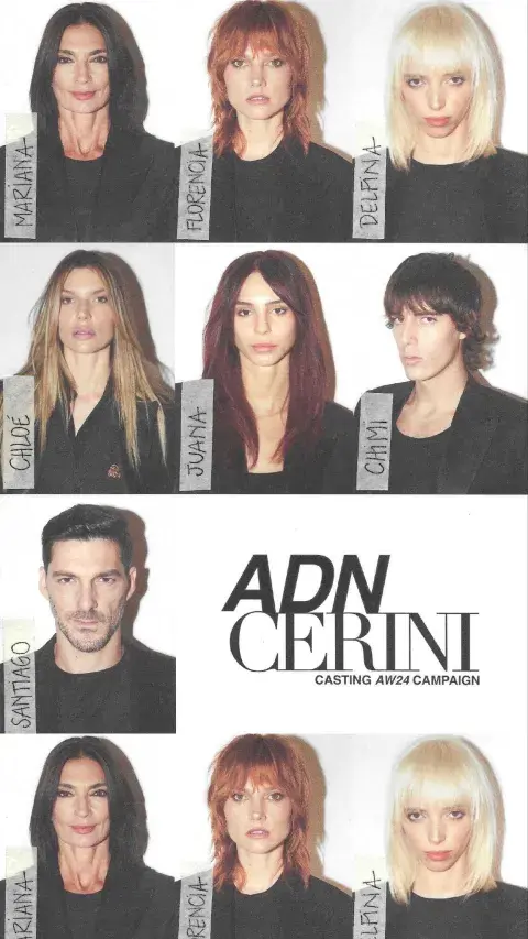 Juanita Tinelli en la nueva campaña de Cerini. Juanita Tinelli en la nueva campaña de Cerini.
