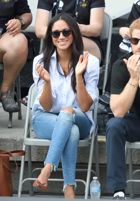Meghan Markle en 2017. Meghan Markle en 2017.