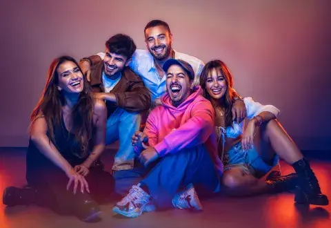 El equipo de Nadie dice nada, el programa éxito de Luzu Tv. El equipo de Nadie dice nada, el programa éxito de Luzu Tv.