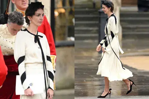la marquesa de Chonmodeley habría utilizado un look muy particular para la coronación de Carlos III la marquesa de Chonmodeley habría utilizado un look muy particular para la coronación de Carlos III