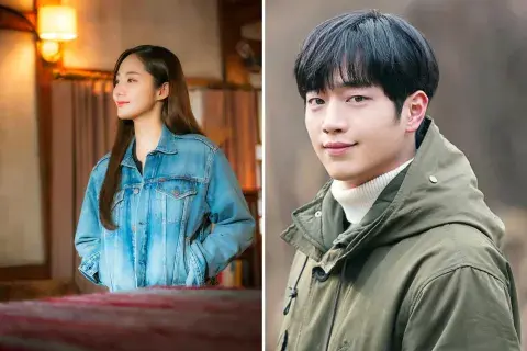 Park Min-young y Seo Kang-joon son los protagonistas de When the Weather is Fine. Park Min-young y Seo Kang-joon son los protagonistas de When the Weather is Fine.