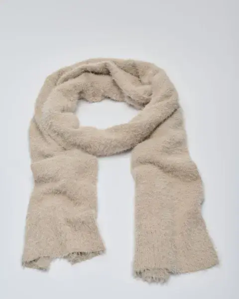 Bufanda beige.