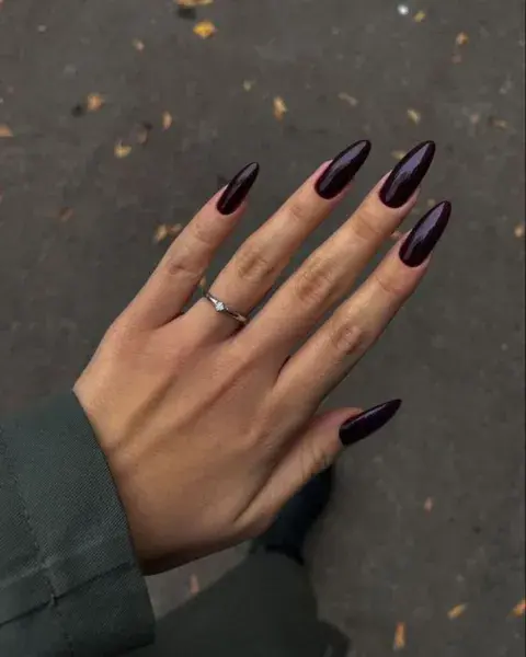 Tanto para las uñas cortas como largas, un violeta súper profundo. Tanto para las uñas cortas como largas, un violeta súper profundo.