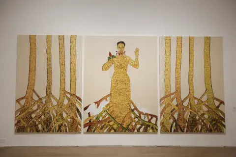 La figura femenina es una constante en la obra de Paulino La figura femenina es una constante en la obra de Paulino