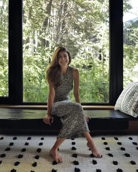Juliana Awada mostrando su casa en la Patagonia Argentina. Juliana Awada mostrando su casa en la Patagonia Argentina.
