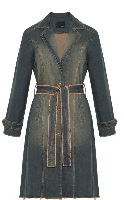 Abrigo de denim, Bestia $195.000 Abrigo de denim, Bestia $195.000