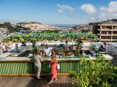 Sky Bar de Seen, en Lisboa. Sky Bar de Seen, en Lisboa.