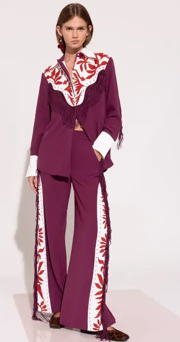Total look Jazmin Chebar, colección otoño/invierno 2024. Total look Jazmin Chebar, colección otoño/invierno 2024.