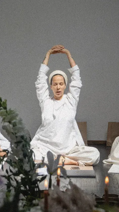 La práctica de yoga, una herramienta-refugio durante el embarazo para Milagros.