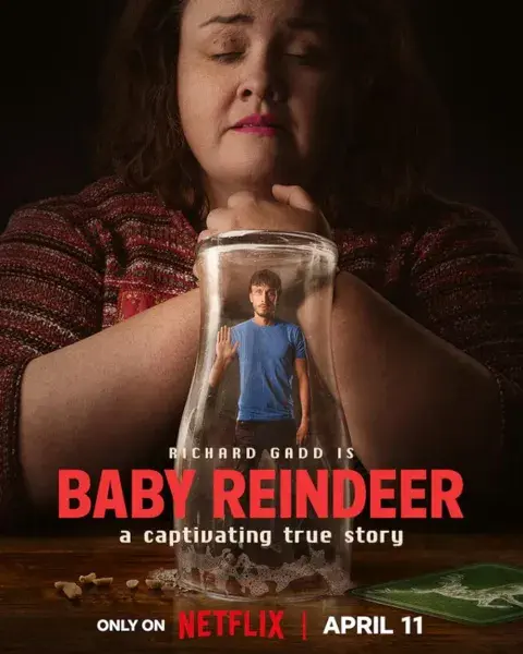 Poster de la serie Bebé reno. Poster de la serie Bebé reno.