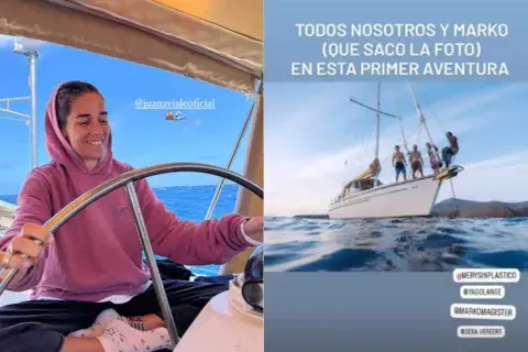 Juana Viale se embarcó en una expedición que la tiene a ella y a Yago Lange, su actual novio, como protagonista. Juana Viale se embarcó en una expedición que la tiene a ella y a Yago Lange, su actual novio, como protagonista.