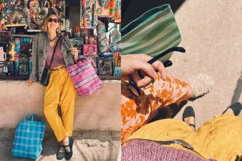 Dolores Barreiro incluyó este calzado con un equipo descontracturado compuesto por un sweater de hilo en tono lila, pantalones de lino en color amarillo y campera de jean para cerrar el outfit Dolores Barreiro incluyó este calzado con un equipo descontracturado compuesto por un sweater de hilo en tono lila, pantalones de lino en color amarillo y campera de jean para cerrar el outfit