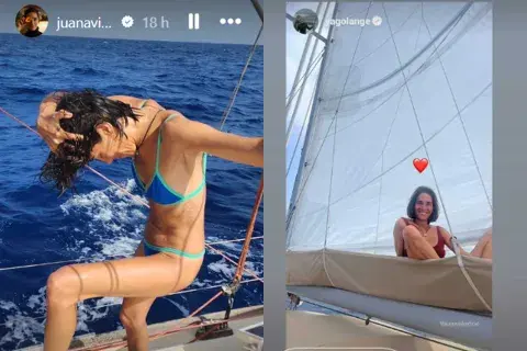 A través de distintas imágenes de Juana va subiendo a su cuenta de Instagram se puede ver cómo avanza el viaje y las experiencias de todos los tripulantes A través de distintas imágenes de Juana va subiendo a su cuenta de Instagram se puede ver cómo avanza el viaje y las experiencias de todos los tripulantes