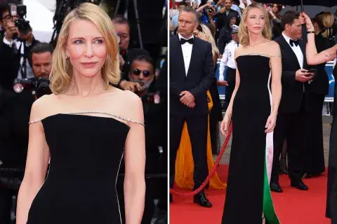 Cate Blanchett combinó su vestido con parte de la colección de joyas de Louis Vuitton. Cate Blanchett combinó su vestido con parte de la colección de joyas de Louis Vuitton.