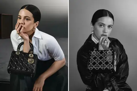 Las fotos de Dior con el que anunció que Rosalía es su nueva embajadora. Las fotos de Dior con el que anunció que Rosalía es su nueva embajadora.