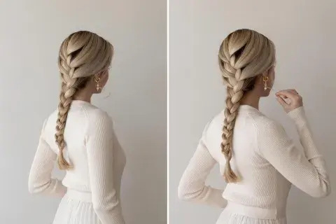 Trenza cocida. Trenza cocida.