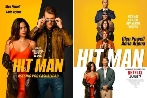 Hit Man fue escrita por Richard Linklater y Glen Powell. Hit Man fue escrita por Richard Linklater y Glen Powell.