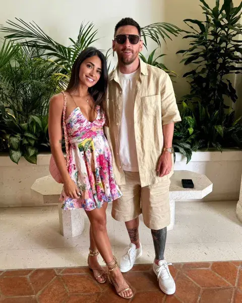 Antonela Roccuzzo y Lio Messi en Instagram el 22 de mayo. Antonela Roccuzzo y Lio Messi en Instagram el 22 de mayo.