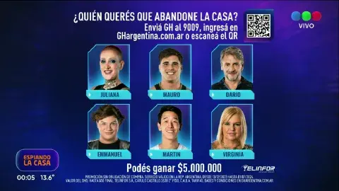 Placa final de nominados de Gran Hermano. Placa final de nominados de Gran Hermano.