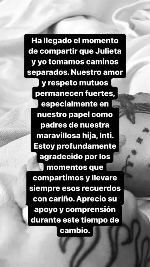 El comunicado de Christian Nodal confirmaron su separación de Cazzu. El comunicado de Christian Nodal confirmaron su separación de Cazzu.