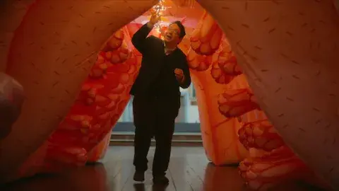 De manera muy didáctica, en el documental los científicos entran en estructuras que simulan nuestro tracto digestivo para explicar sus funciones y alcance. De manera muy didáctica, en el documental los científicos entran en estructuras que simulan nuestro tracto digestivo para explicar sus funciones y alcance.