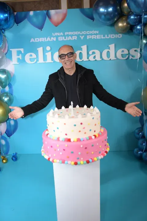 Mauricio Dayub fue parte del estreno de Felicidades.