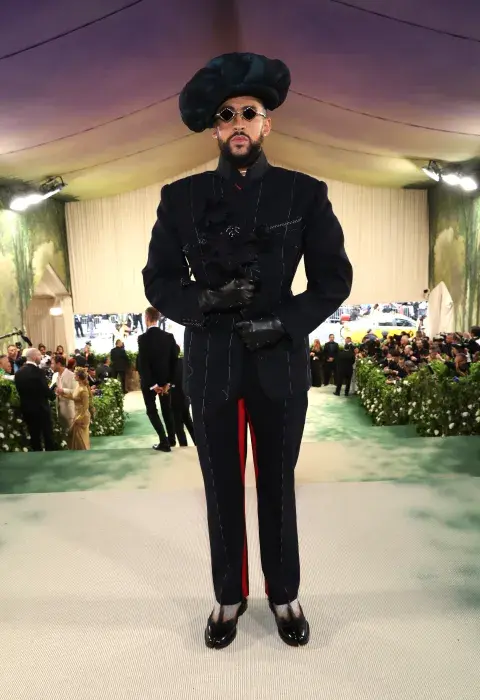Bad Bunny en la Met Gala, el 6 de mayo de 2024. Bad Bunny en la Met Gala, el 6 de mayo de 2024.