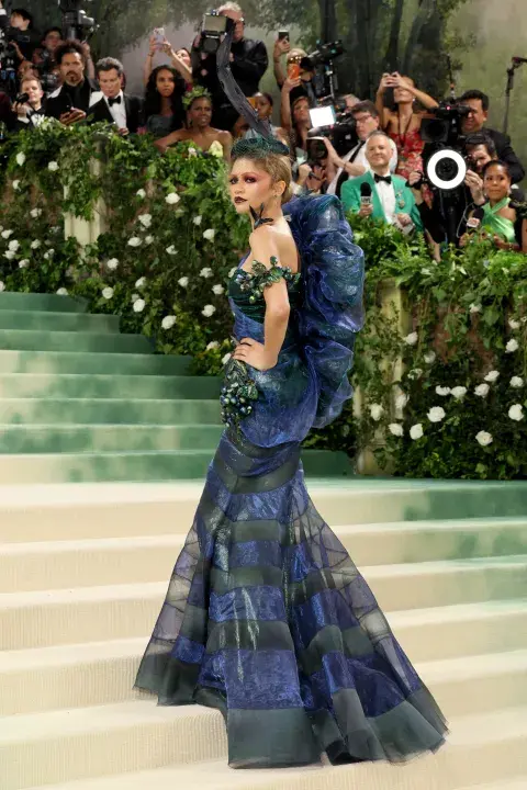 Zendaya en la Met Gala, el 6 de mayo de 2024. Zendaya en la Met Gala, el 6 de mayo de 2024.