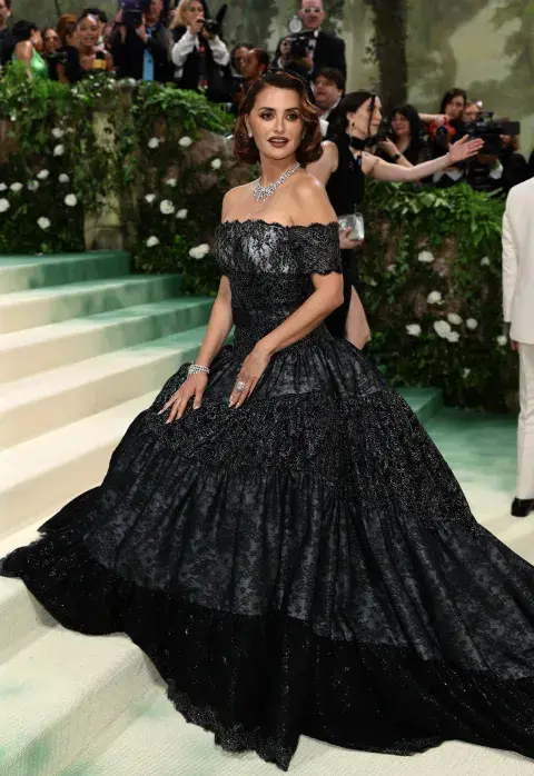 Penélope Cruz en la Met Gala, el 6 de mayo de 2024. Penélope Cruz en la Met Gala, el 6 de mayo de 2024.