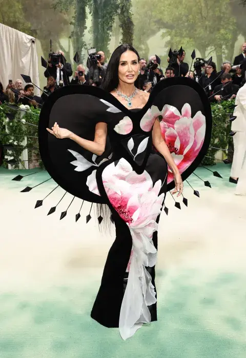 Demi Moore en la Met Gala, el 6 de mayo de 2024. Demi Moore en la Met Gala, el 6 de mayo de 2024.