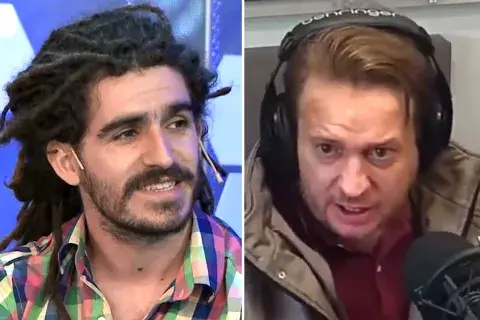 Manu Lozano le respondió a Nicolás Vásquez, tras sus dichos homofóbicos y violentos. Manu Lozano le respondió a Nicolás Vásquez, tras sus dichos homofóbicos y violentos.