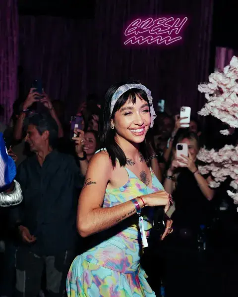 María Becerra en la Fiesta Bresh de Miami. María Becerra en la Fiesta Bresh de Miami.