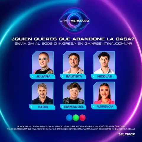 Placa de nominados. Placa de nominados.